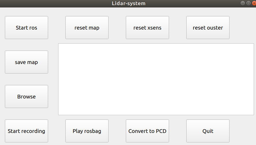 gui lidar interface